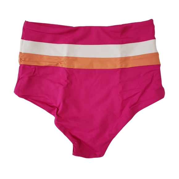 L SPACE X REVOLVE Portia Stripe Bikini Bottom XS NWT - Picture 2 of 2